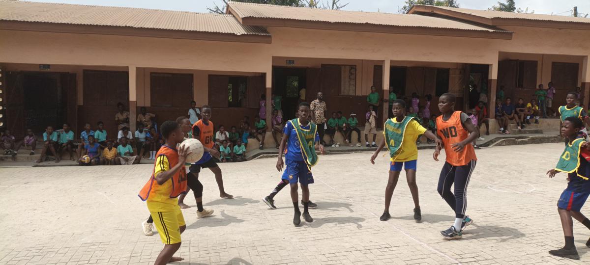 A friendly Netball match between Pinanko and Kweikuma MA